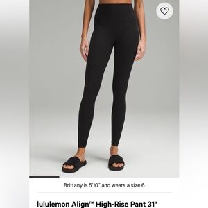 lululemon athletica Charcoal Leggings